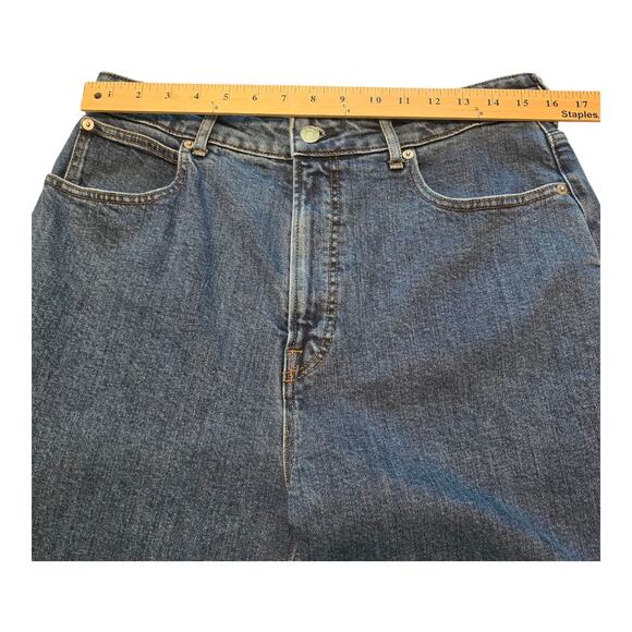 Everlane Jeans Womens The Curvy Way High Organic Cotton 32 Reg Blue Sustainable - Picture 15 of 16